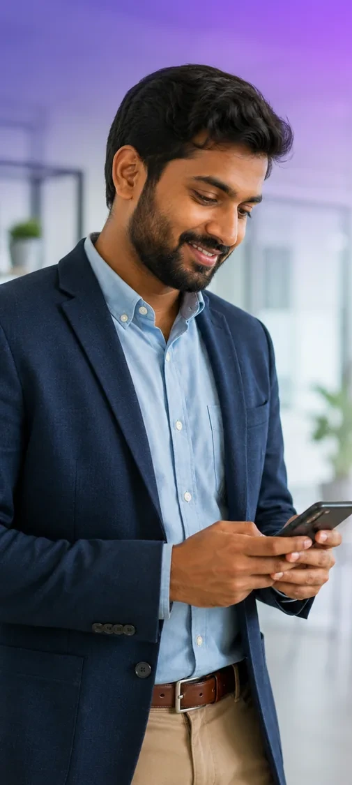 Groze capturing a new hot lead and sending an automatic WhatsApp and email follow-up